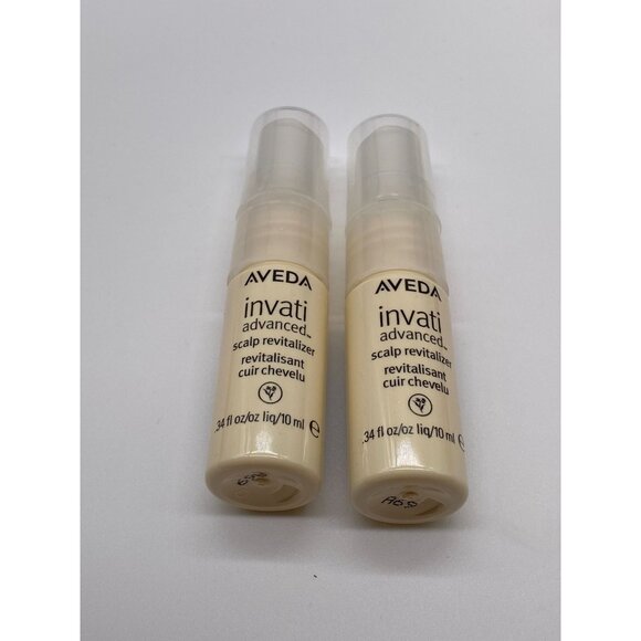 2 Aveda Invati Advanced Scalp Revitalizer 0.34 Oz - Picture 1 of 3